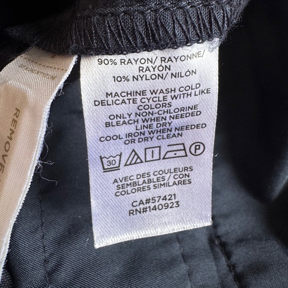 Loft dress shorts size medium black long length - Picture 4 of 4